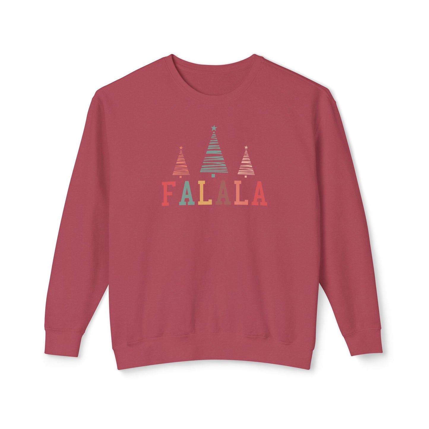 Simple Cute FALALA Comfort Colors Christmas sweatshirt