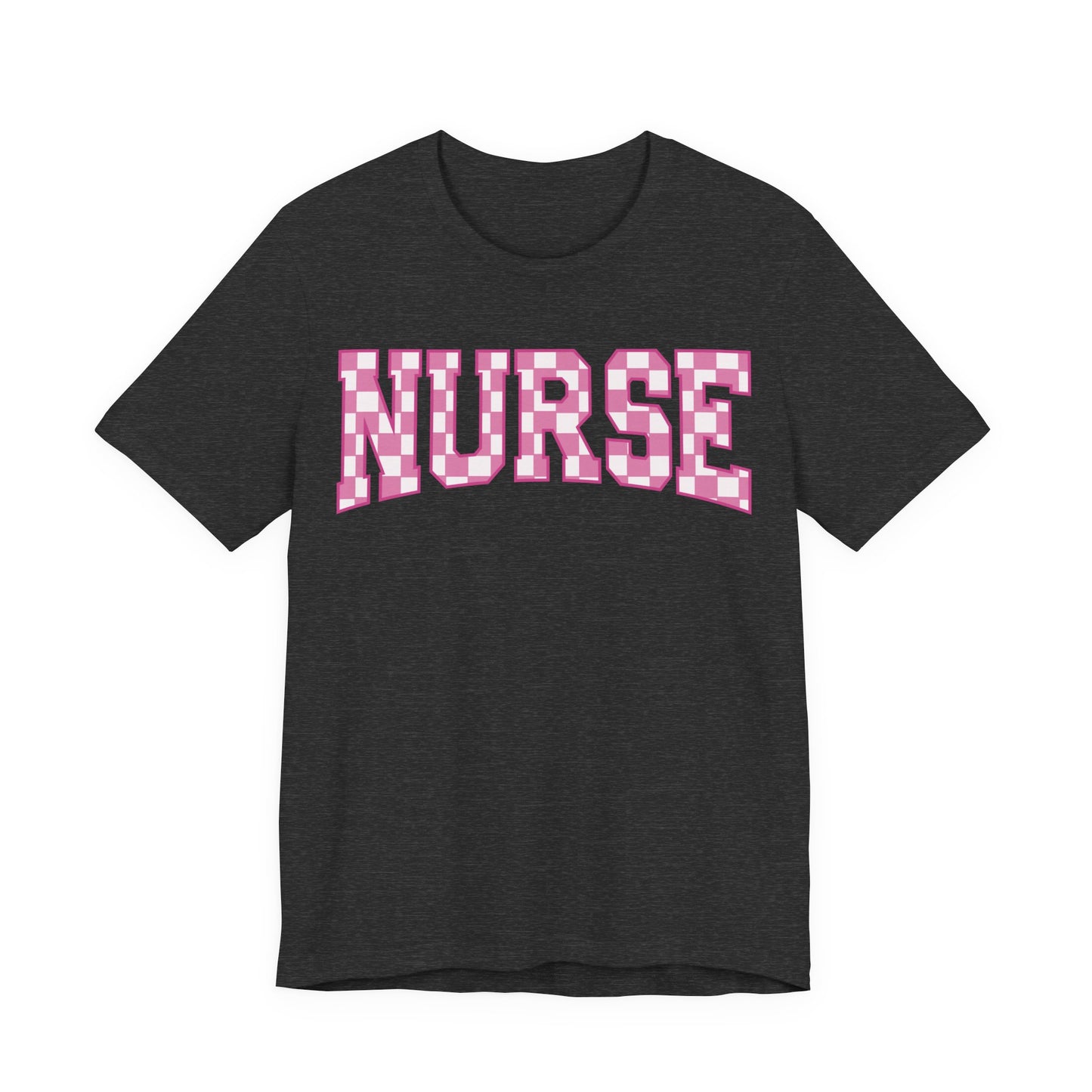 Retro checkered nurse shirt , Emergency Nurse,  Registered Nurse Shirt, PICU Nurse, NICU Nurse Shirt, Gift for Nurse, Future Nurse gift, RN gift.