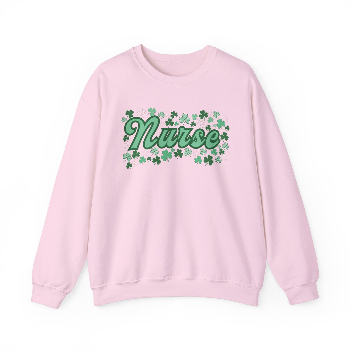 Nurse St. Patricks Clover Sweatshirt, ED RN, nurse sweater, St. Paddys nurse sweater, Pediatrics, Med Surg, NICU