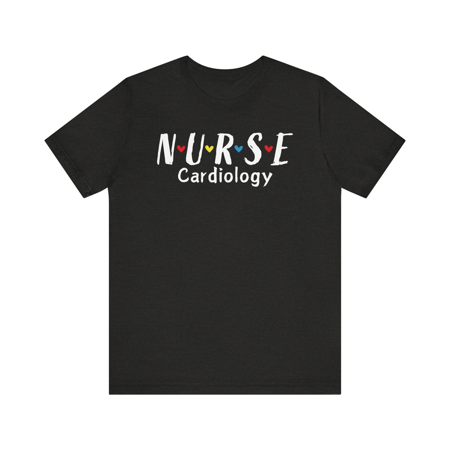Cute Heart Nurse Cardiology Bella Canvas Shirt