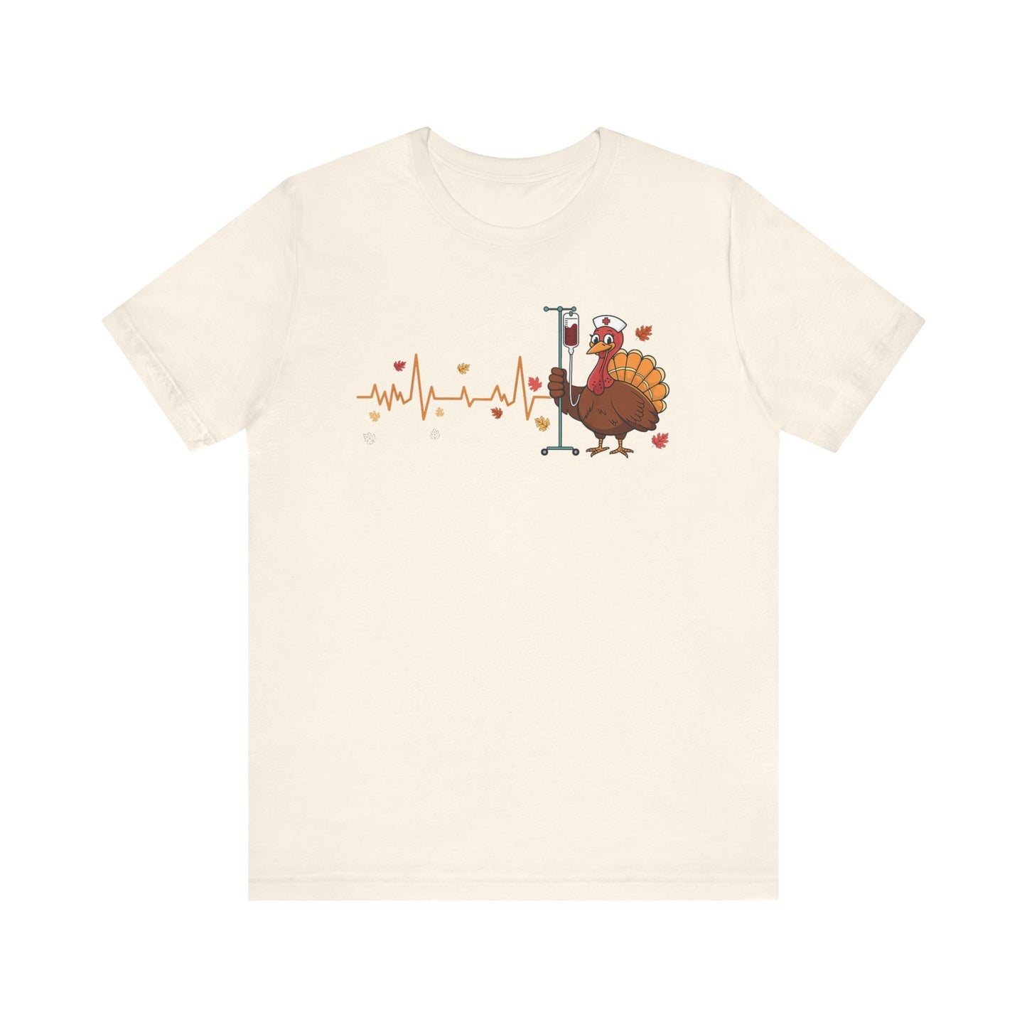 EKG turkey full front  ED Nurse , pediatric nurse thanksgiving shirt, gildan turkey nurse shirt, Peds nurse , fall nurse shirt