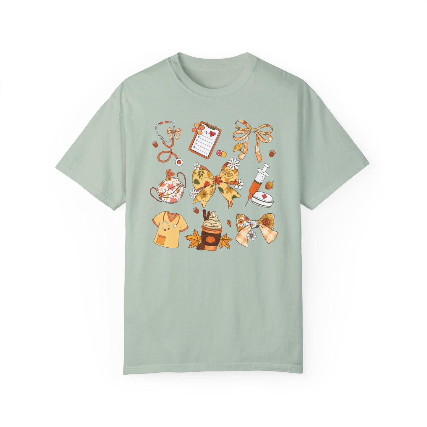 Cute Fall Nurse Shirt for all Fall Months, Nurse shirt, gift for nurse, coquette bow, everything fall, ed nurse, ICU RN