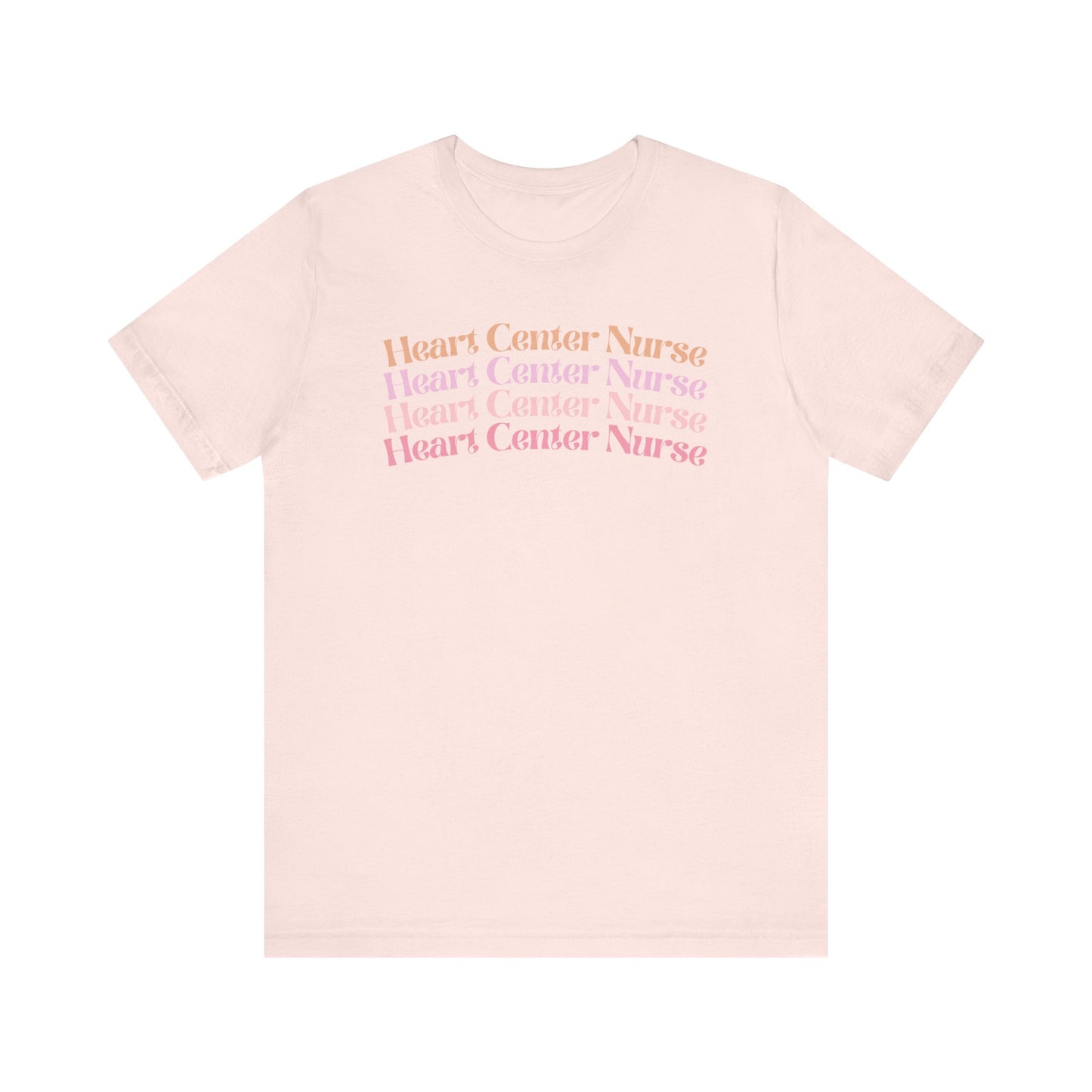 Heart Center Nurse Shirt, Cardiac Nurse Shirt, groovy nurse tees, nurse shirt for work, RN nurse shirt, cute nurse shirt, registered nurse