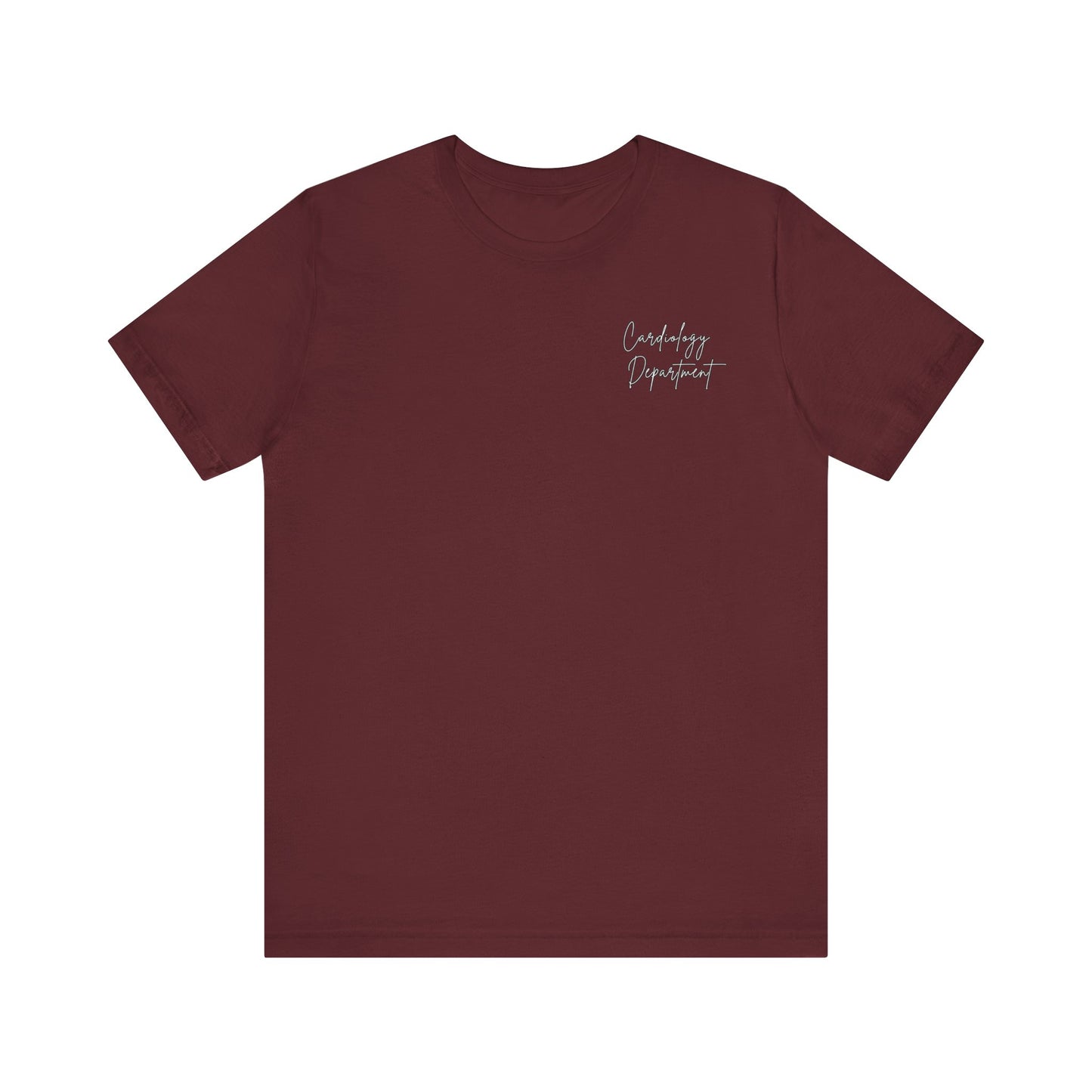 Simple Floral Heart , Cardiology Bella Canvas Tshirt
