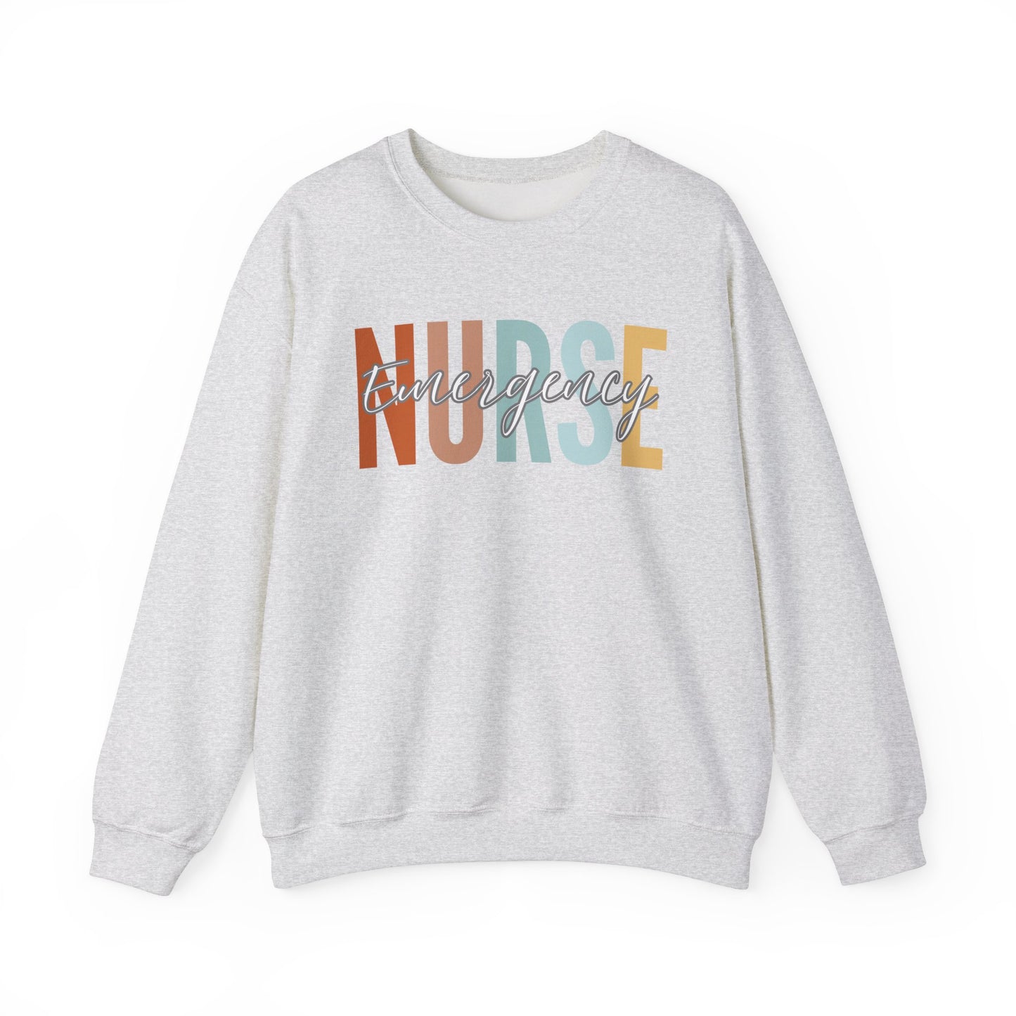 Rainbow Emergency Nurse Gildan Sweatshirt