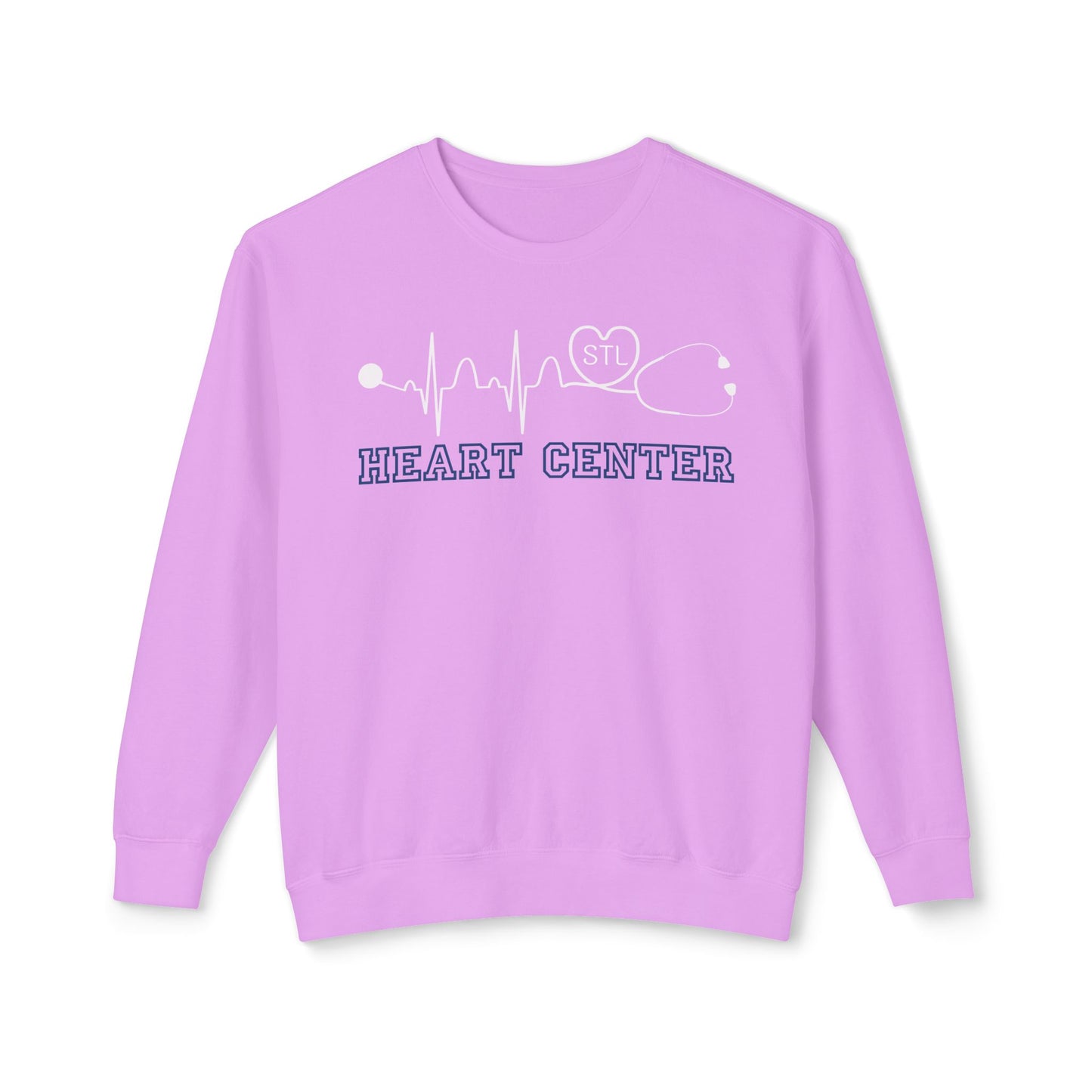 Heart Center EKG STL Comfort Colors Sweatshirt