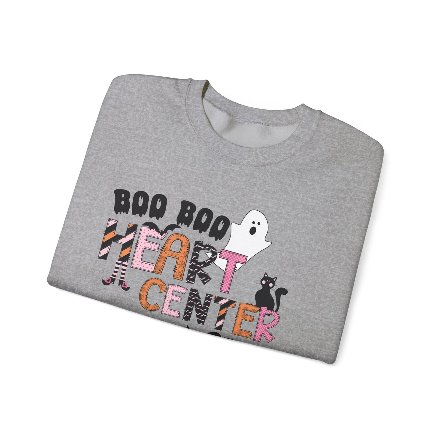 Cardiac Nurse Boo Boo Peds Crew, pediatric nurse Halloween sweatshirt,gildan  ghost nurse sweatshirt, Peds nurse , Spooky nurse shirt