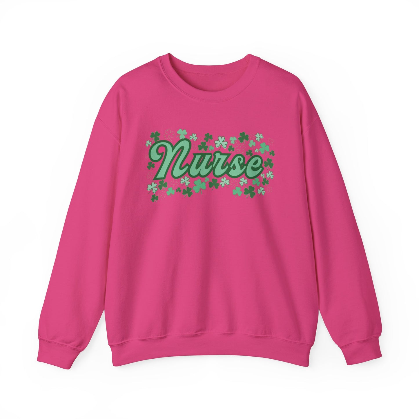 Nurse St. Patricks Clover Sweatshirt, ED RN, nurse sweater, St. Paddys nurse sweater, Pediatrics, Med Surg, NICU