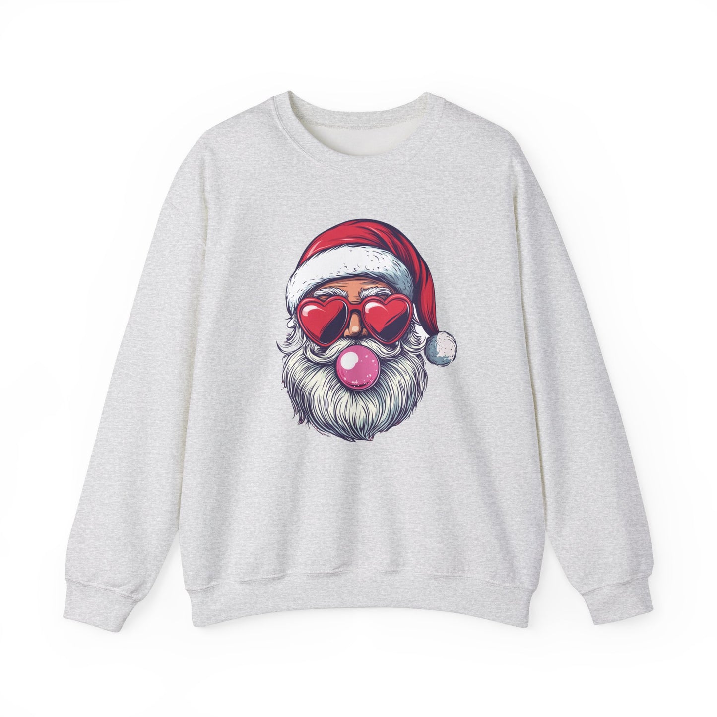 Super cute Santa Blowing Bubblegum sweatshirt