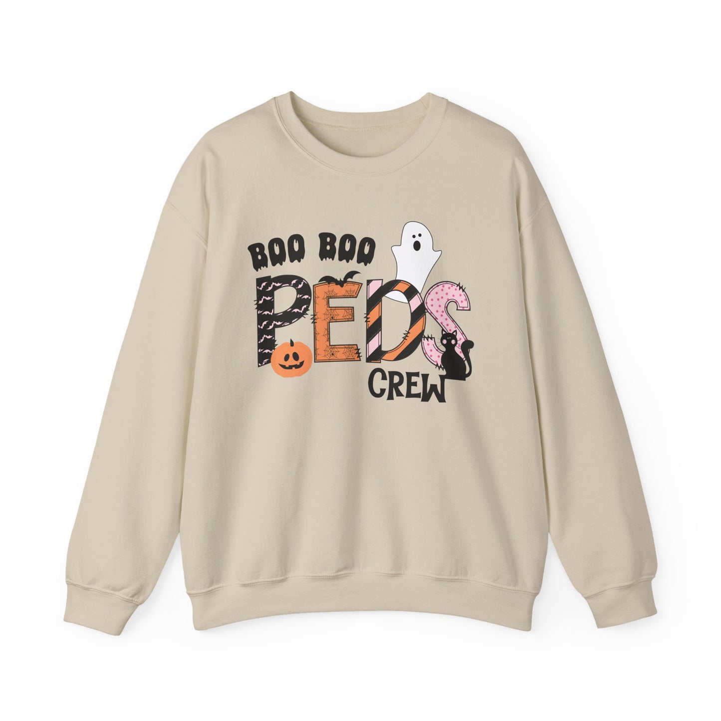 Boo Boo Peds Crew, pediatric nurse sweatshirt, Halloween sweatshirt, spooky season, ER RN, NICU nurseHalloween Nurse, comfort colors