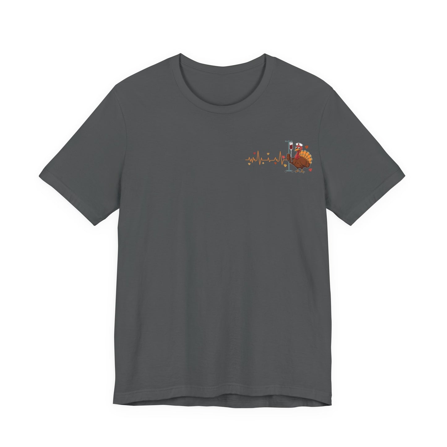 Turkey pocket design ED Nurse , pediatric nurse thanksgiving  shirt, gildan turkey ekg nurse shirt, Peds nurse , fall nurse shirt