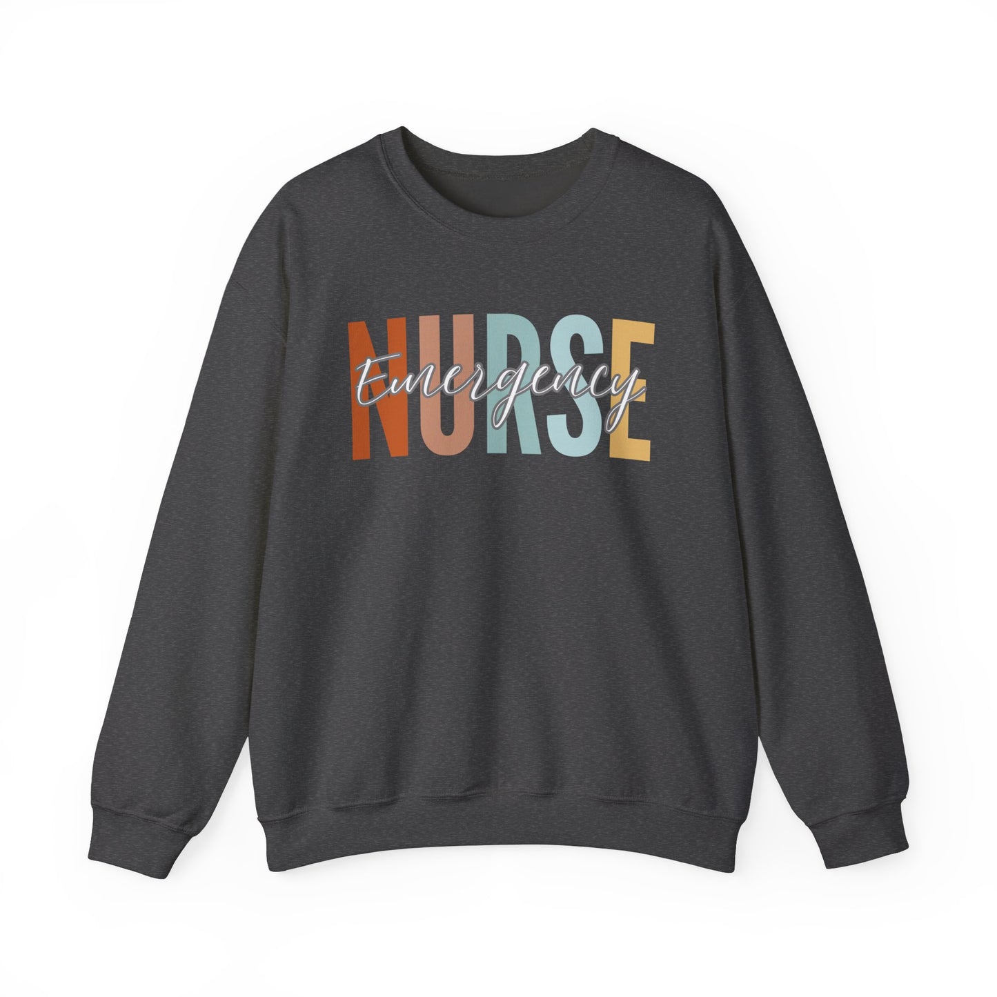 Rainbow Emergency Nurse Gildan Sweatshirt