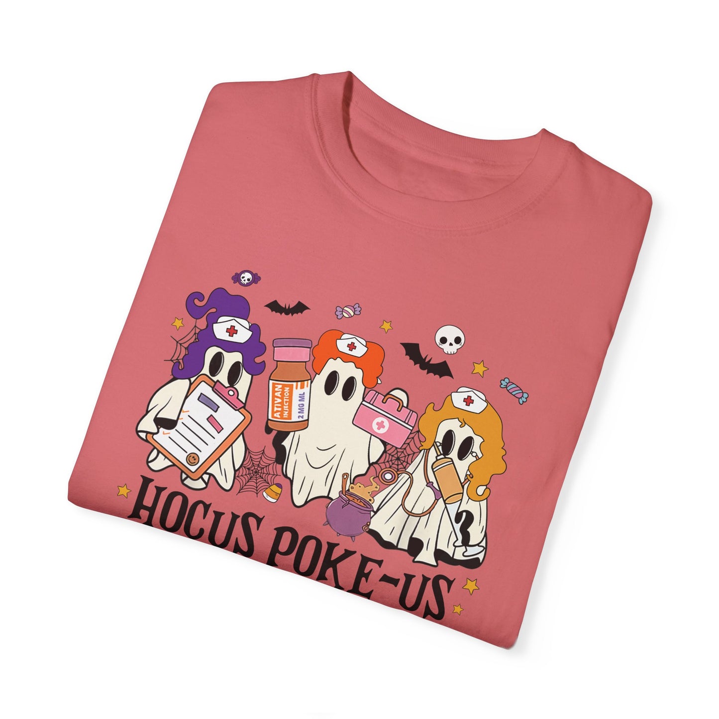 Funny nurse long sleeve, Halloween Nurse shirt, Department shirt, nurse shirt, ghost nurse shirt, comfort colors,  Halloween shirt for nurse