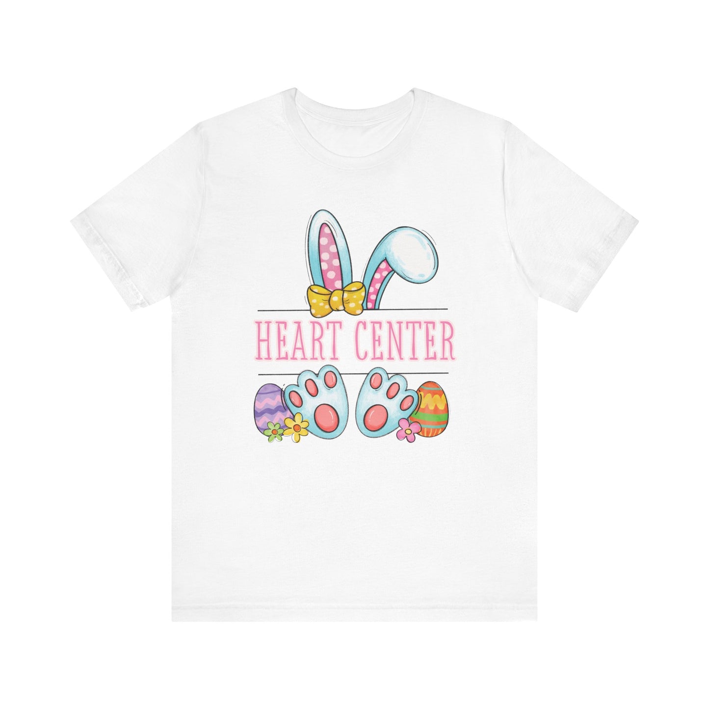 Heart Center Adorable Bunny Shirt Retro Chick, Nurse shirt, Easter nurse, Comfy and cute for work or play!