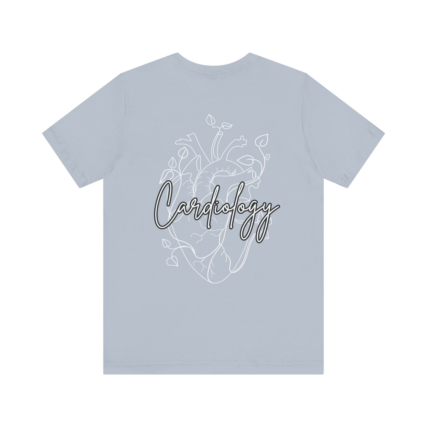 Simple Floral Heart , Cardiology Bella Canvas Tshirt