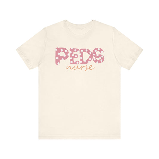 Flower power  Pediatric Nurse Shirt, Peds nurse Shirt, Gift for nurse, Graduation gift, birthday gift for nurse, ER nurse, RN shirt.