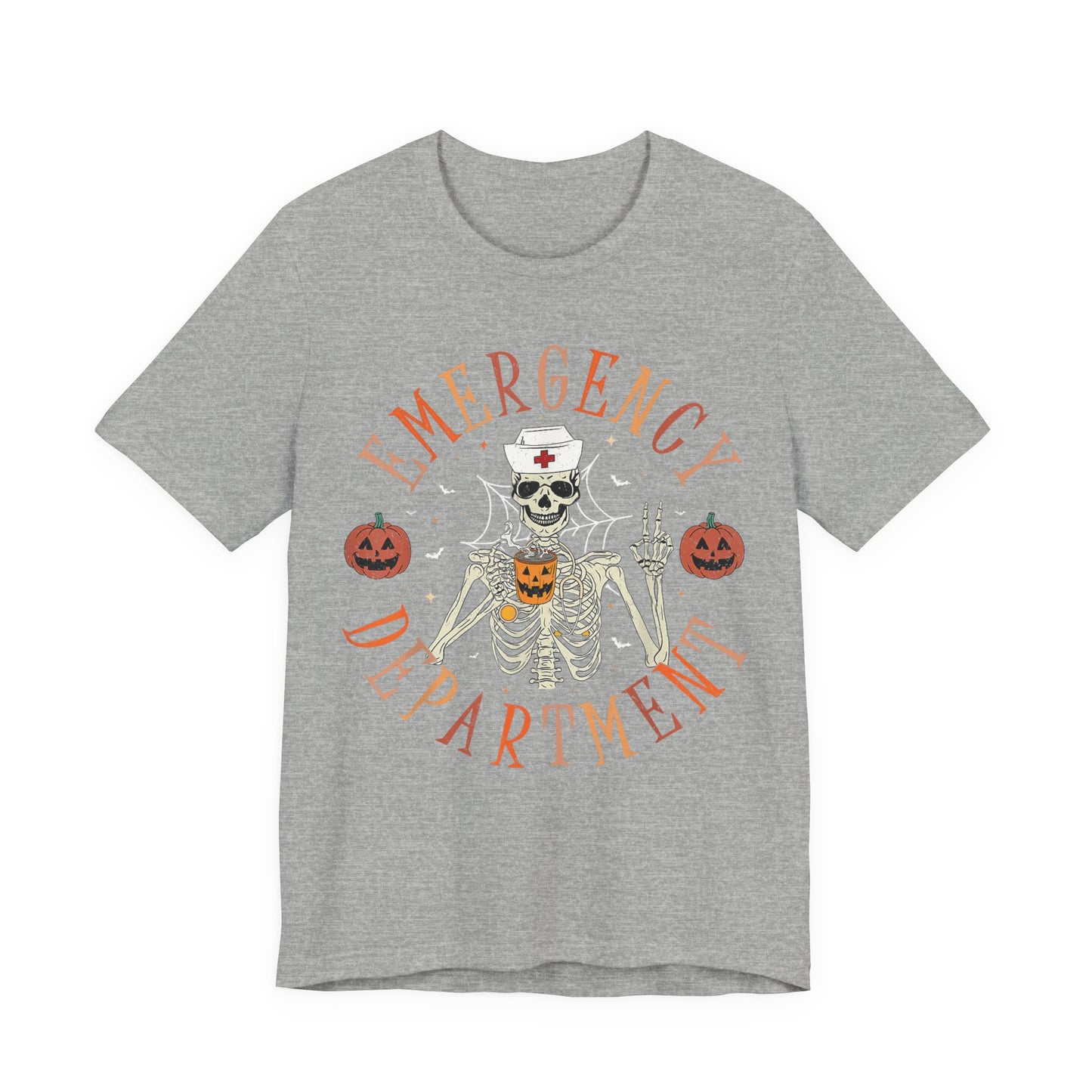 Skeleton ED Nurse , pediatric nurse Halloween shirt, gildan skeleton nurse shirt, Peds nurse , Spooky nurse shirt