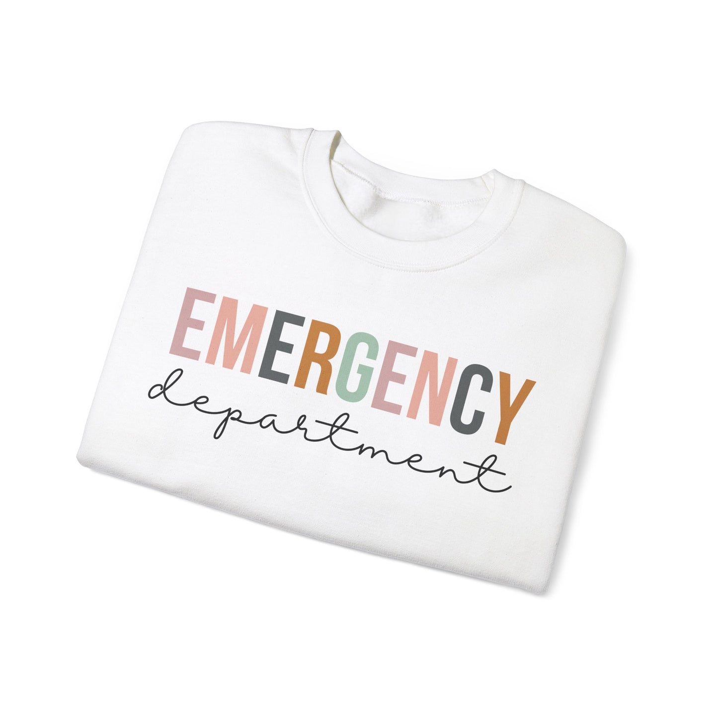 Emergency Department Simple and Cute Gildan Sweatshirt