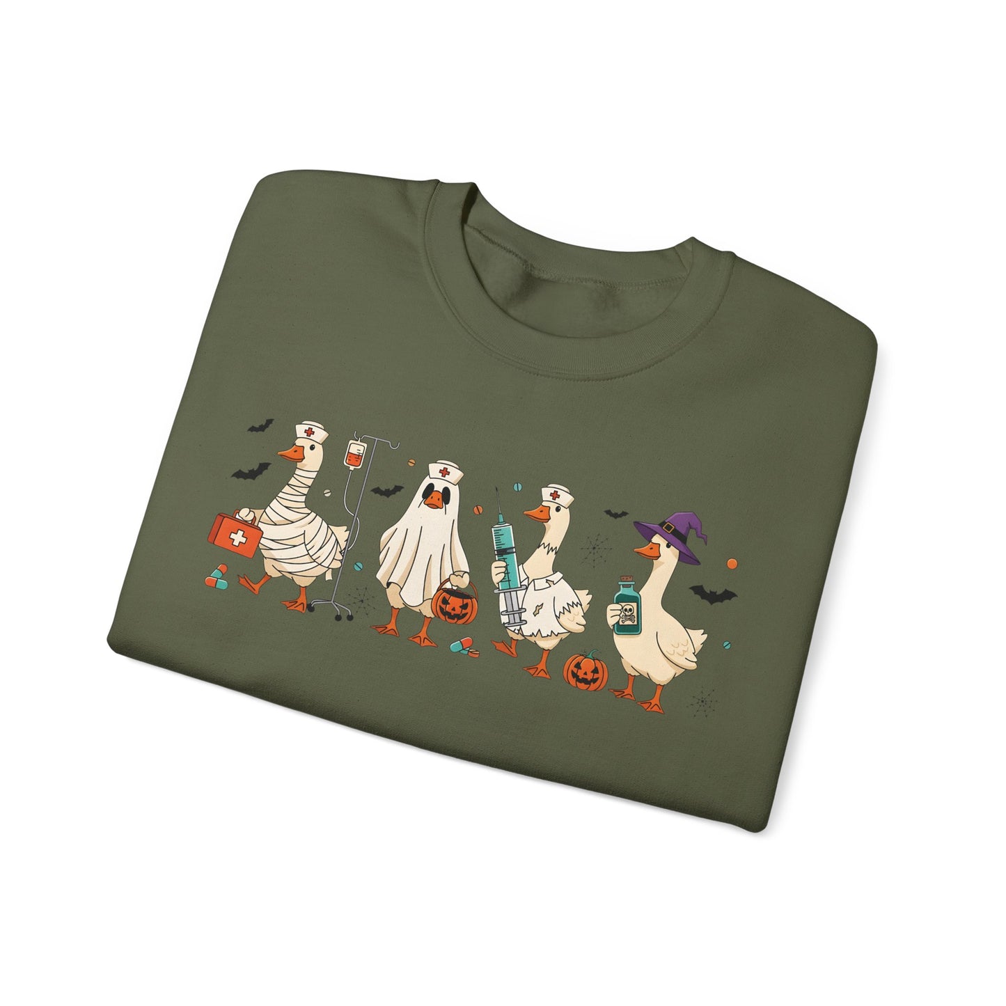 Spooky Goose  Halloween sweatshirt , pediatric nurse sweatshirt, Halloween sweatshirt, spooky season, ER RN, NICU nurseHalloween Nurse, comfort colors