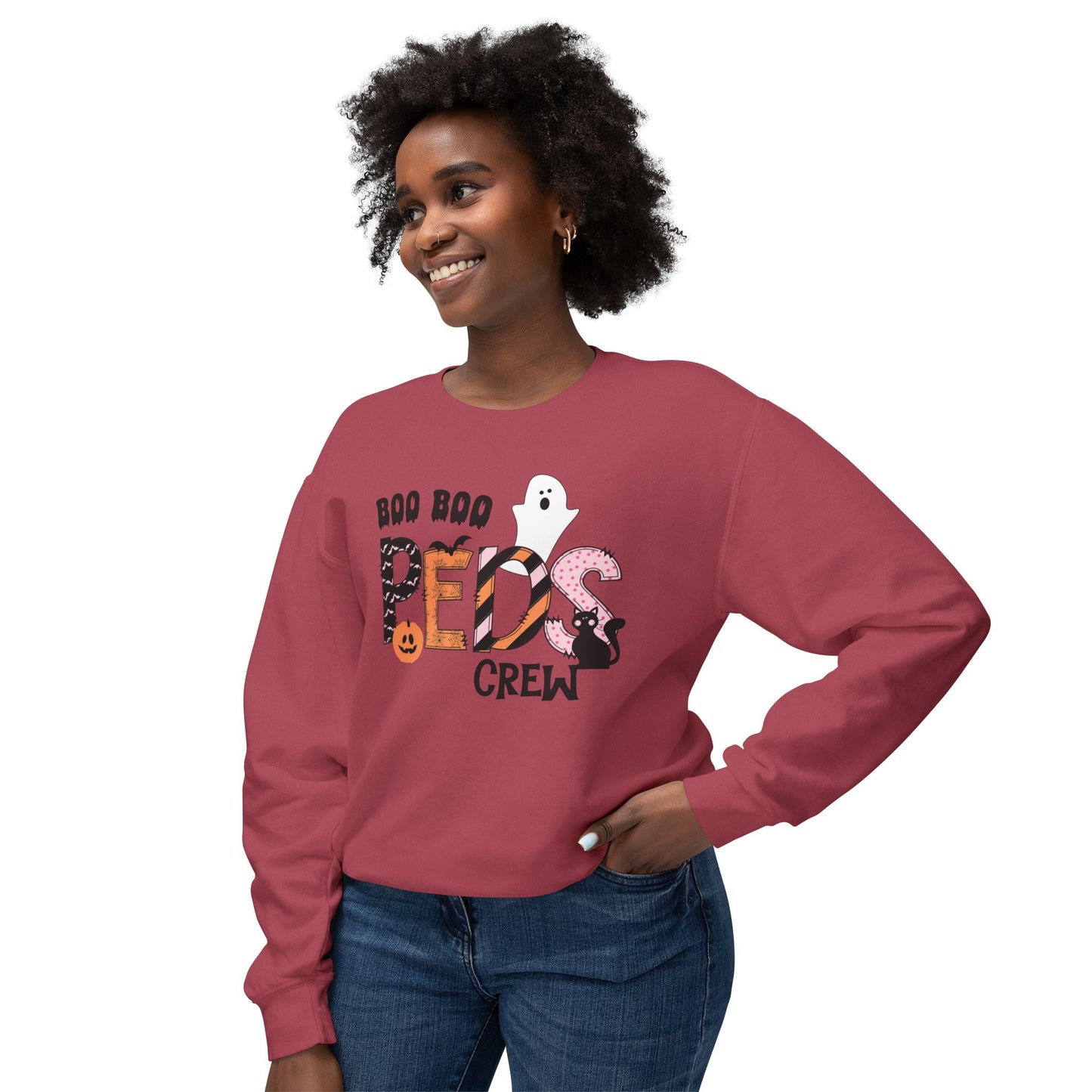Boo Boo Peds Crew, pediatric nurse sweatshirt, Halloween sweatshirt, spooky season, ER RN, NICU nurseHalloween Nurse, comfort colors
