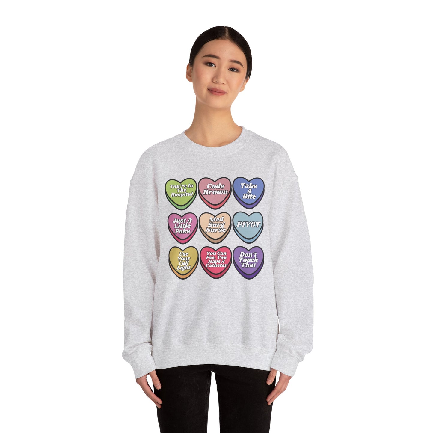 Med Surg Candy Sweatshirt, message me to customize for your unit!