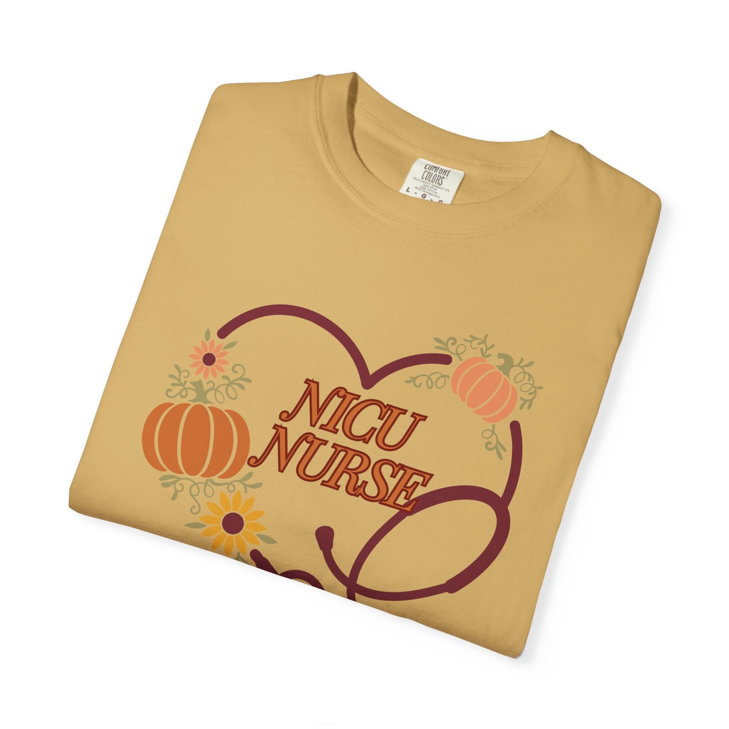 Nice Fall Emergency Department Stethoscope heart shirt, comfort colors.