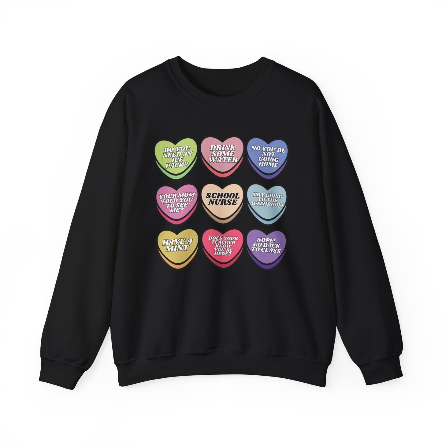 School Nurse Candy Sweatshirt, message me to customize for your unit!
