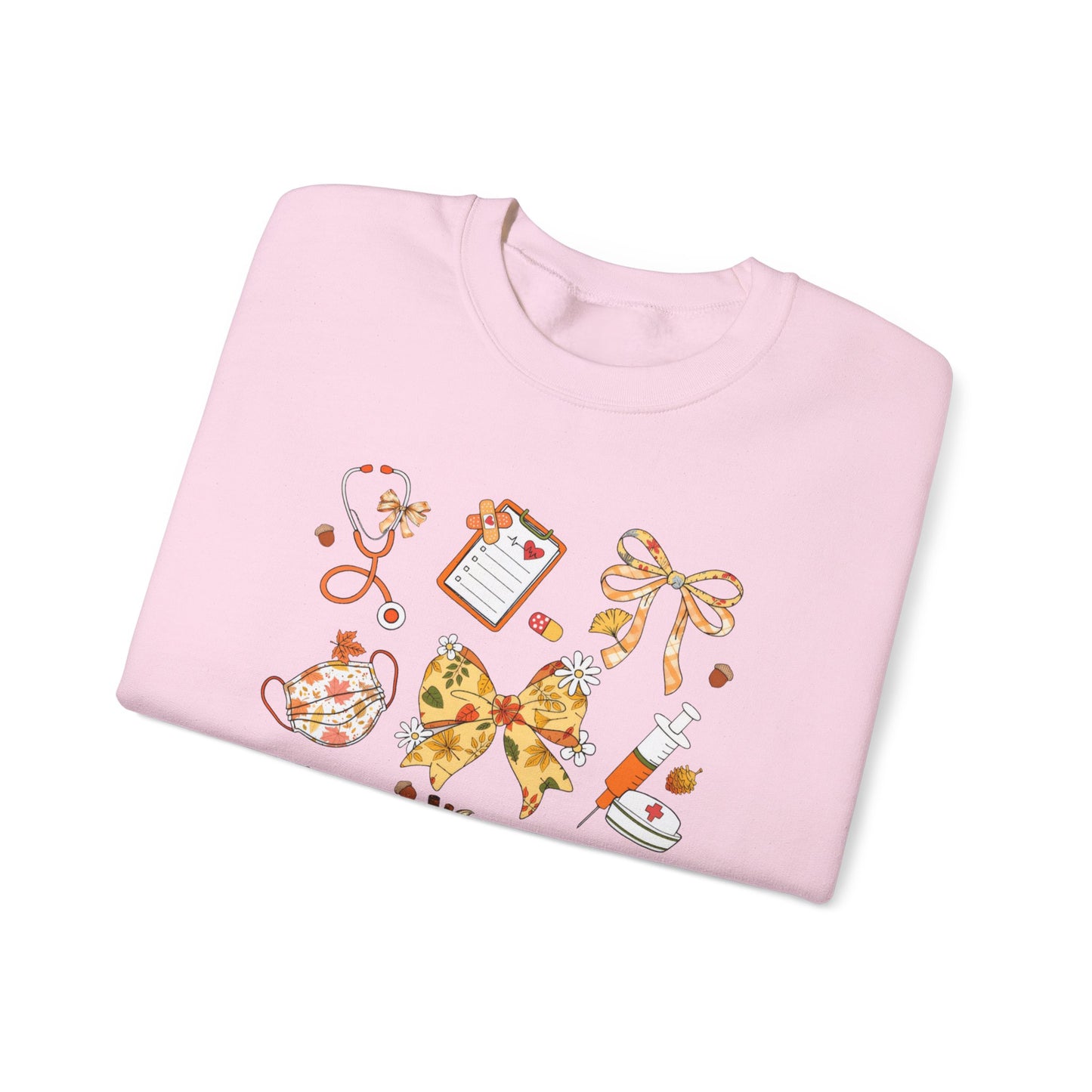 Cute Fall nurse Sweatshirt for all Fall Months, Nurse shirt, gift for nurse, coquette bow, everything fall