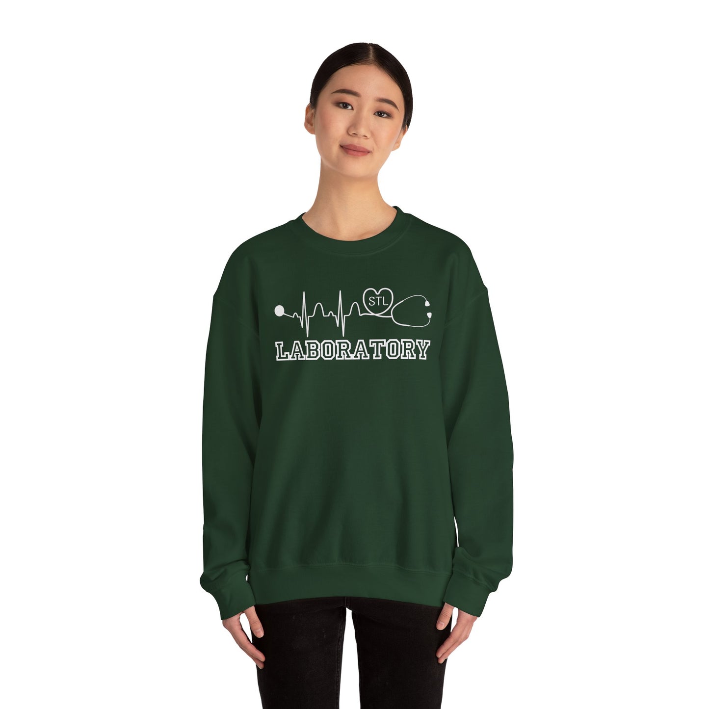 STL laboratory EKG RN Comfy Gildan Sweatshirt, EKG STL  love, wear out or at work!