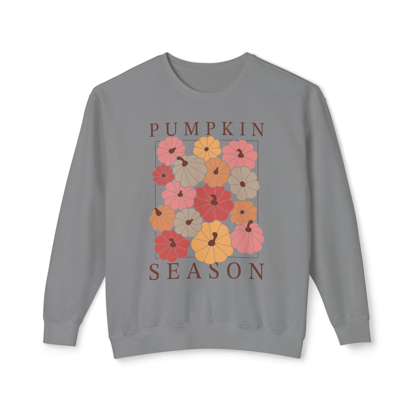 Cutest pumpkin season retro comfort colors sweatshirt, perfect for all fall girlies !