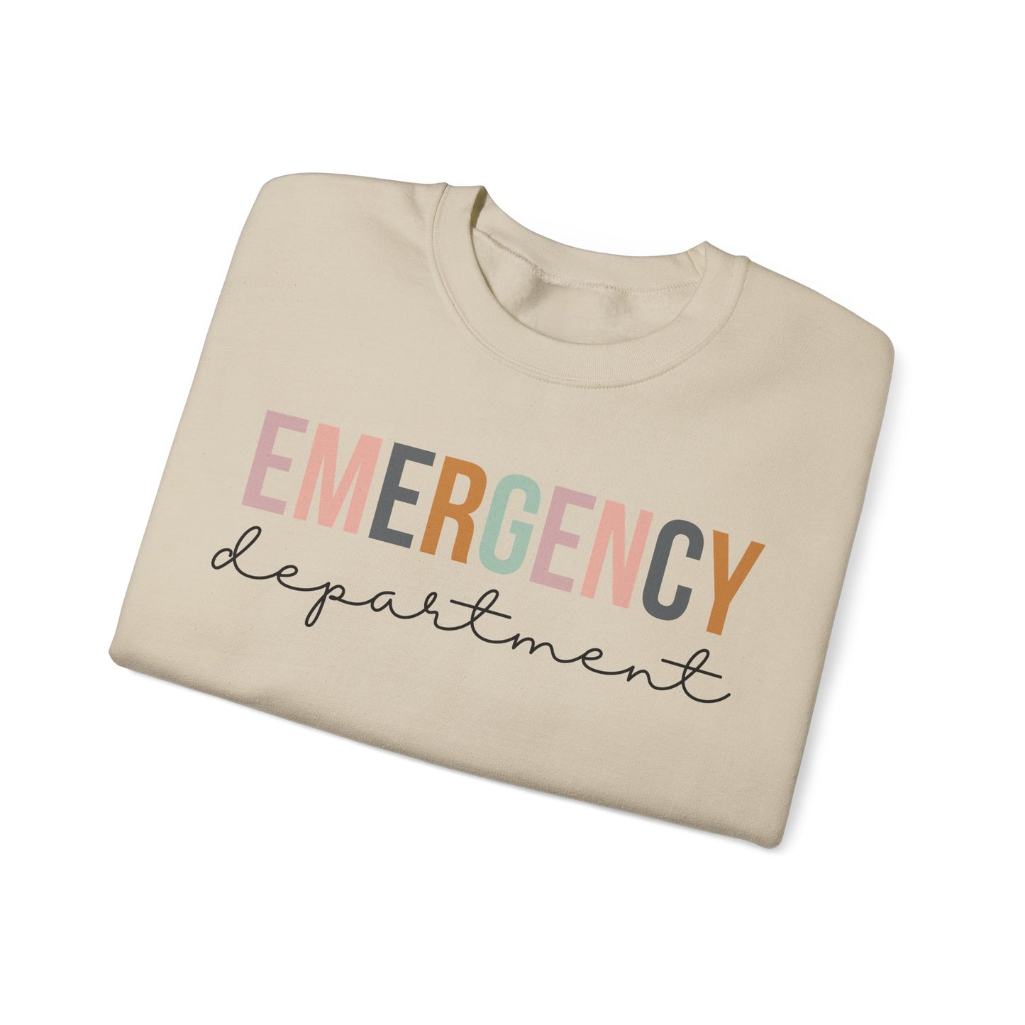 Emergency Department Simple and Cute Gildan Sweatshirt