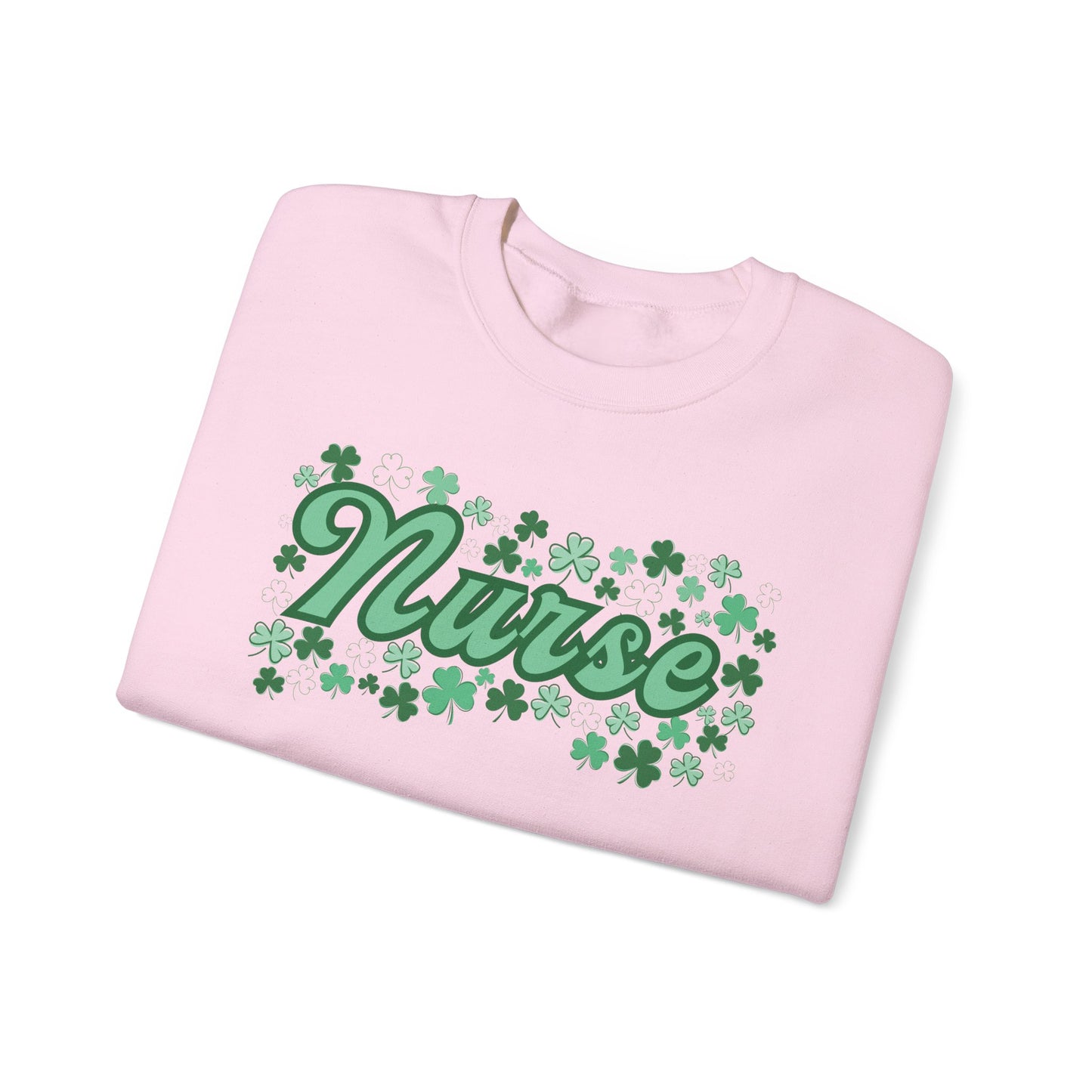 Nurse St. Patricks Clover Sweatshirt, ED RN, nurse sweater, St. Paddys nurse sweater, Pediatrics, Med Surg, NICU