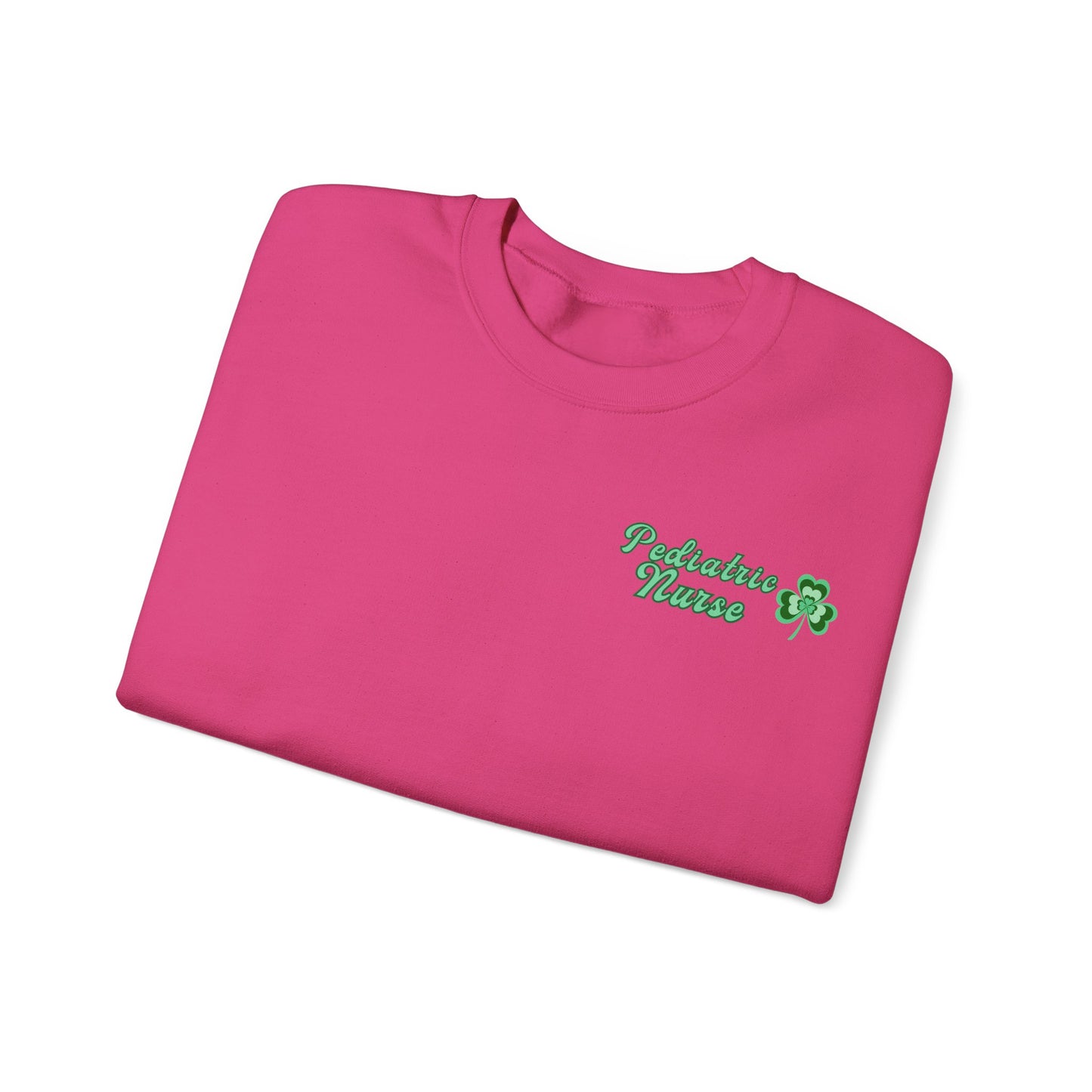 Pediatric Nurse St. Pattys Sweatshirt Its a Good Day to be a Peds Nurse St. Patricks Day Sweatshirt. Pocket design with back design!