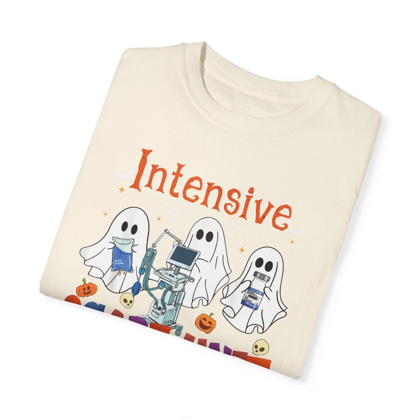 ICU Funny nurse fall shirt, ghost nurse shirt , emergency nurse, RN Halloween shirt , comfort colors shirt, ER RN, medical shirt