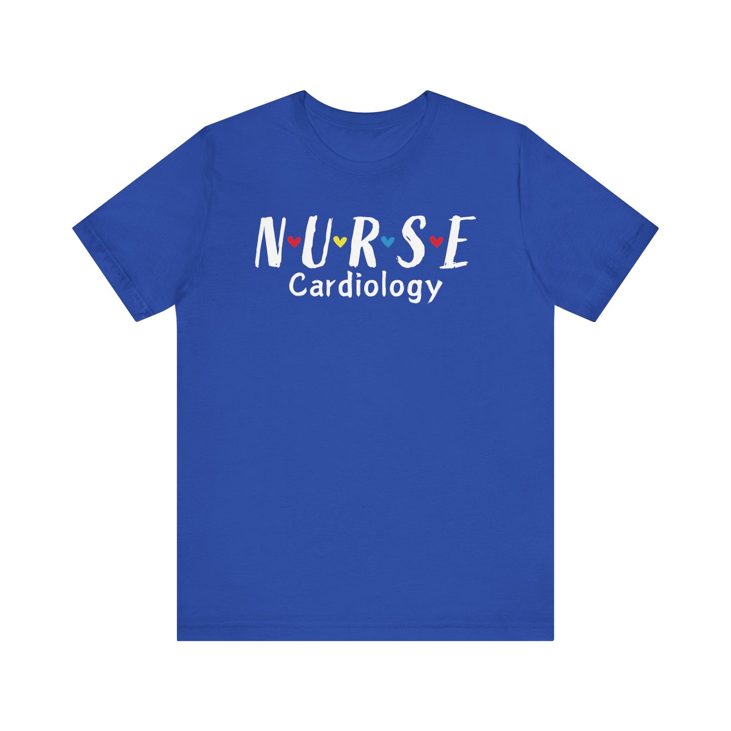 Cute Heart Nurse Cardiology Bella Canvas Shirt