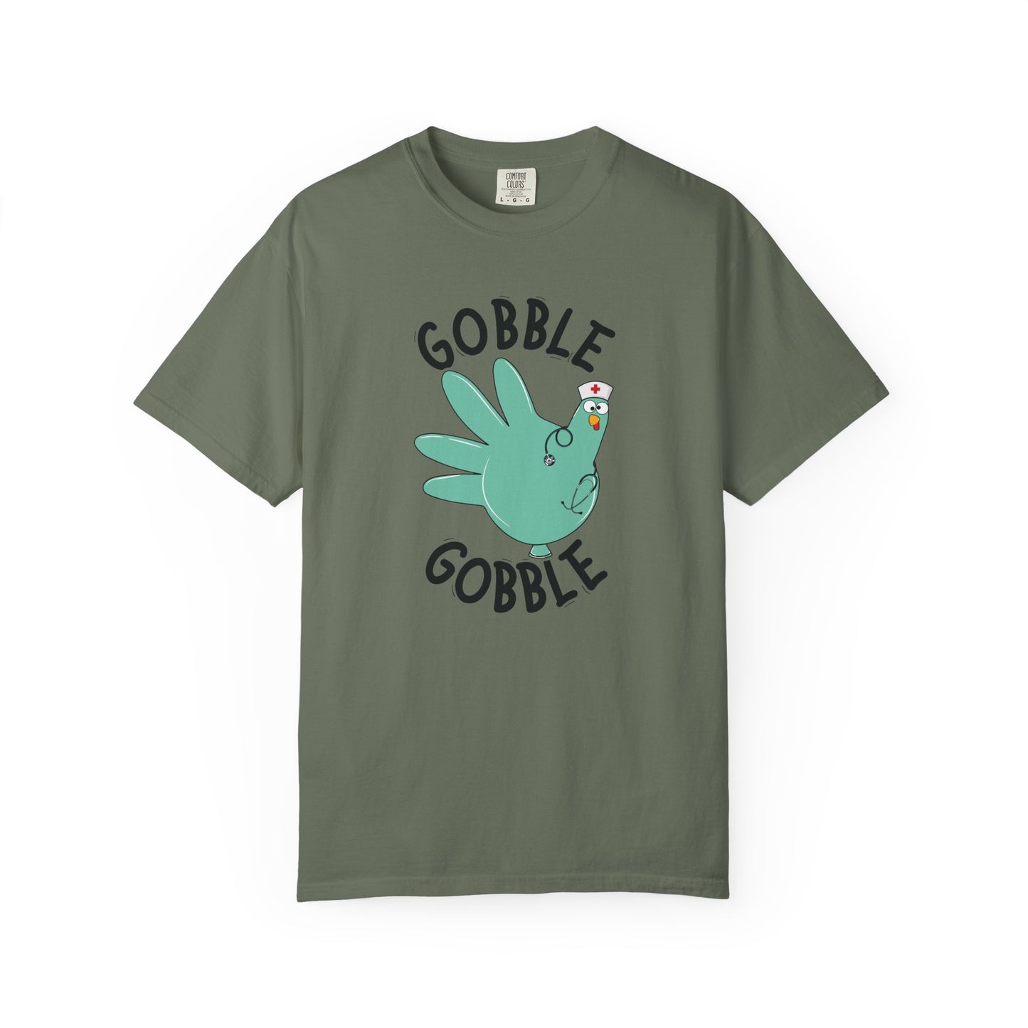 Comfort colors gobble gobble funny tshirt, nurse gobble shirt