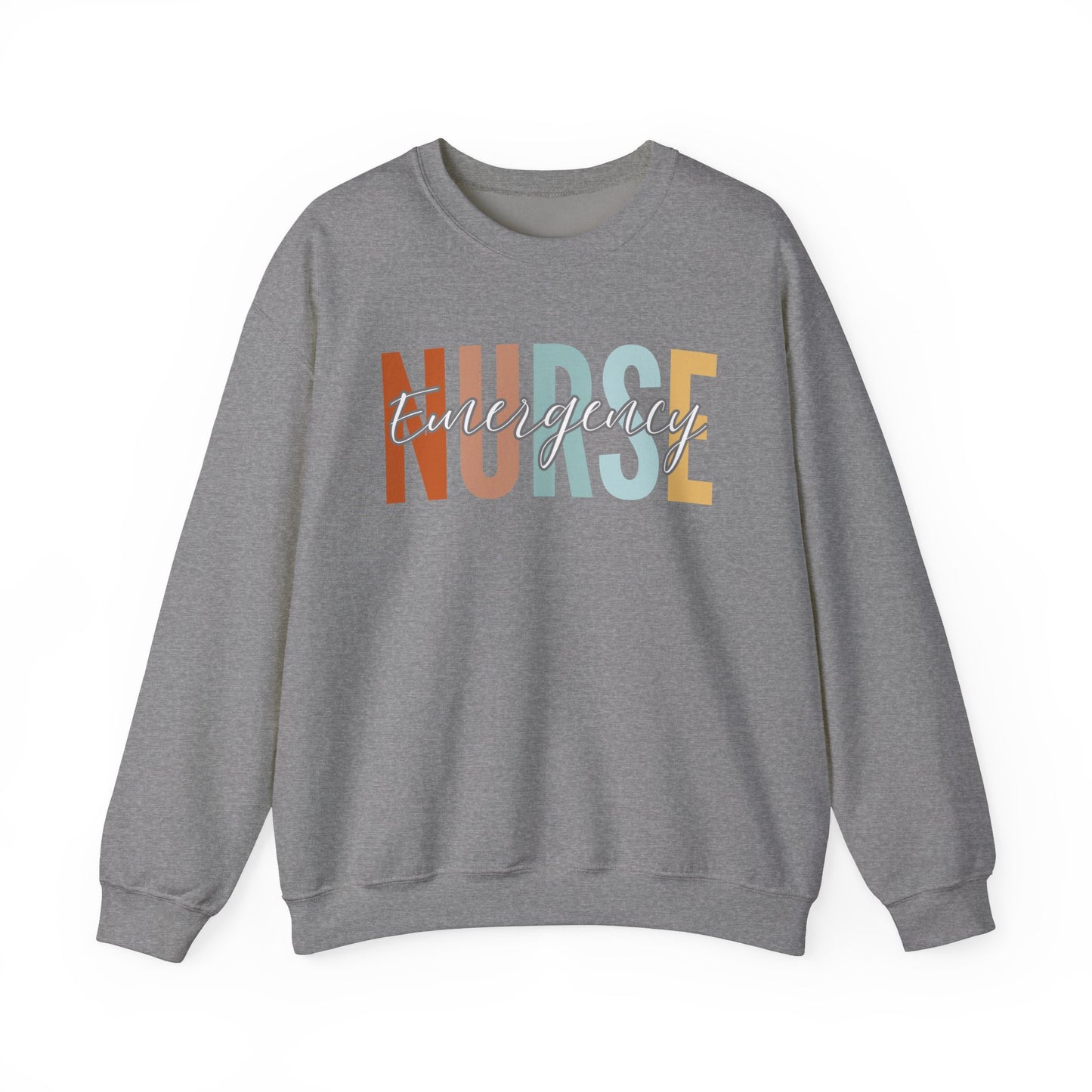Rainbow Emergency Nurse Gildan Sweatshirt