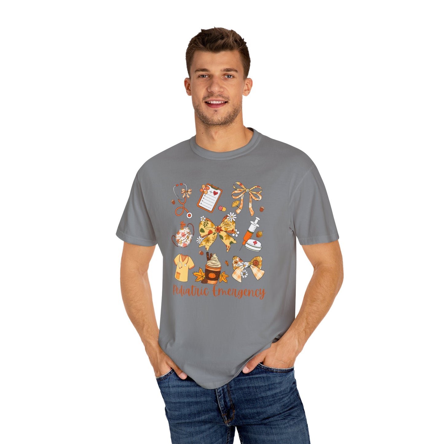 Cute Fall Pediatric Emergency Shirt for all Fall Months, Nurse shirt, gift for nurse, coquette bow, everything fall