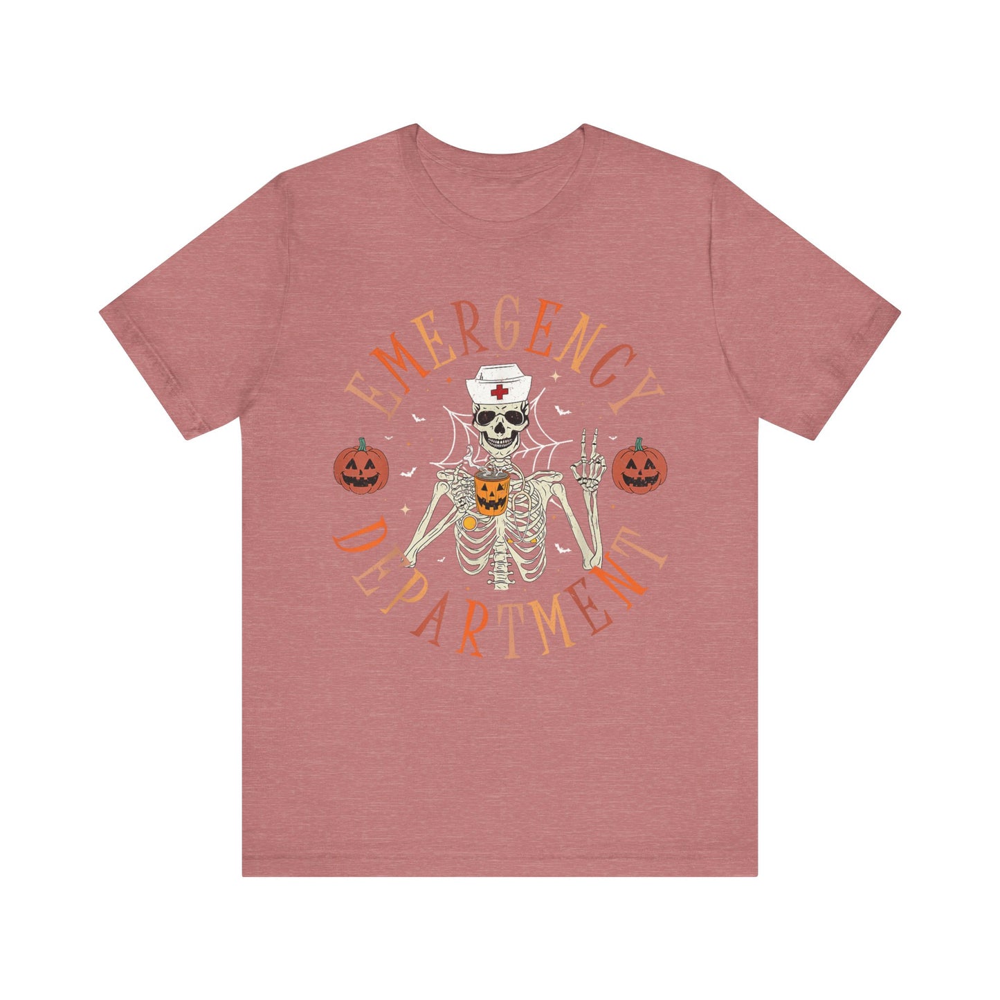 Skeleton ED Nurse , pediatric nurse Halloween shirt, gildan skeleton nurse shirt, Peds nurse , Spooky nurse shirt