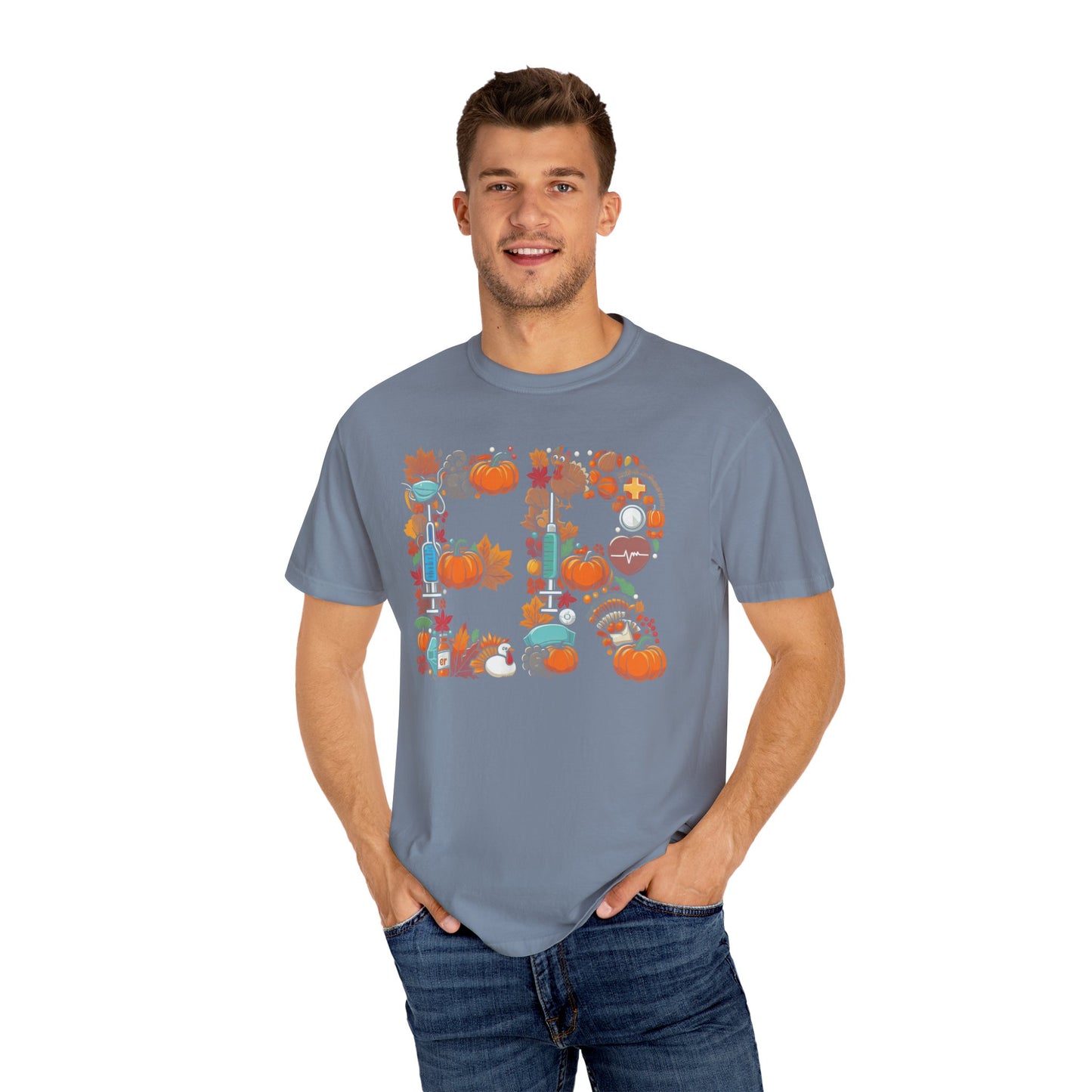 Comfort colors thanksgiving ER shirt