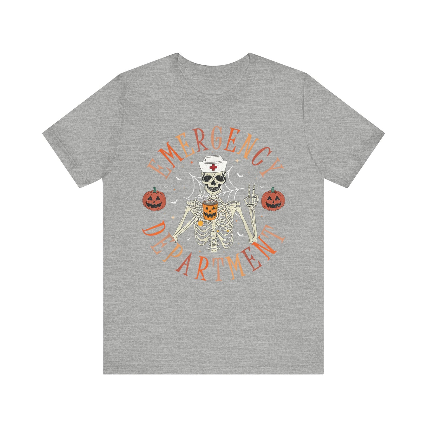 Skeleton ED Nurse , pediatric nurse Halloween shirt, gildan skeleton nurse shirt, Peds nurse , Spooky nurse shirt
