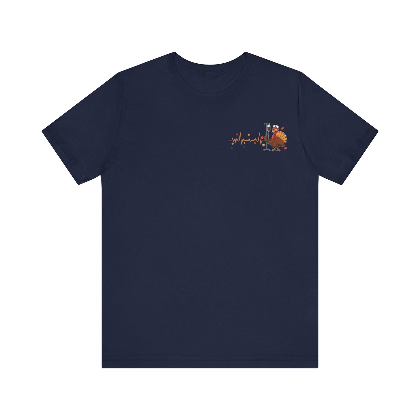 Turkey pocket design ED Nurse , pediatric nurse thanksgiving  shirt, gildan turkey ekg nurse shirt, Peds nurse , fall nurse shirt