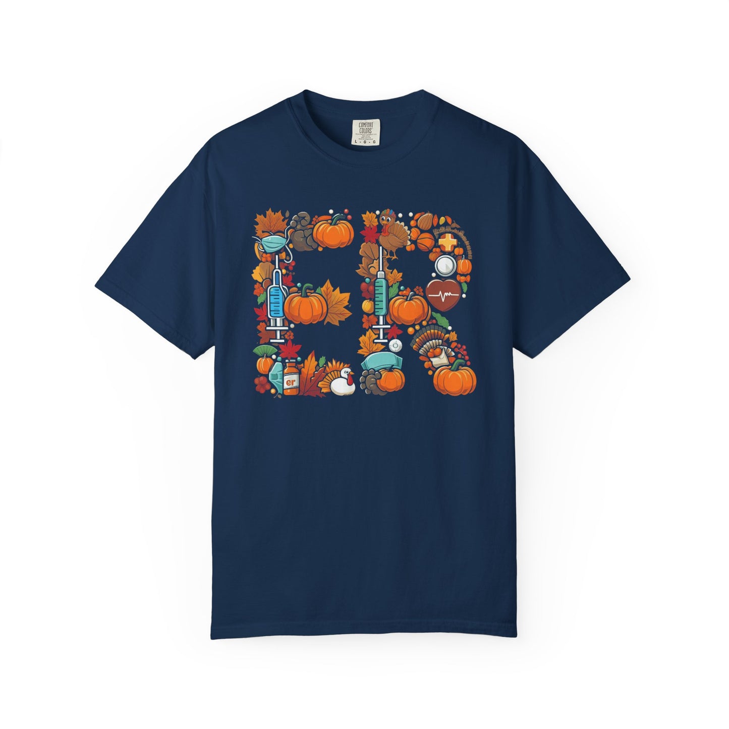 Comfort colors thanksgiving ER shirt