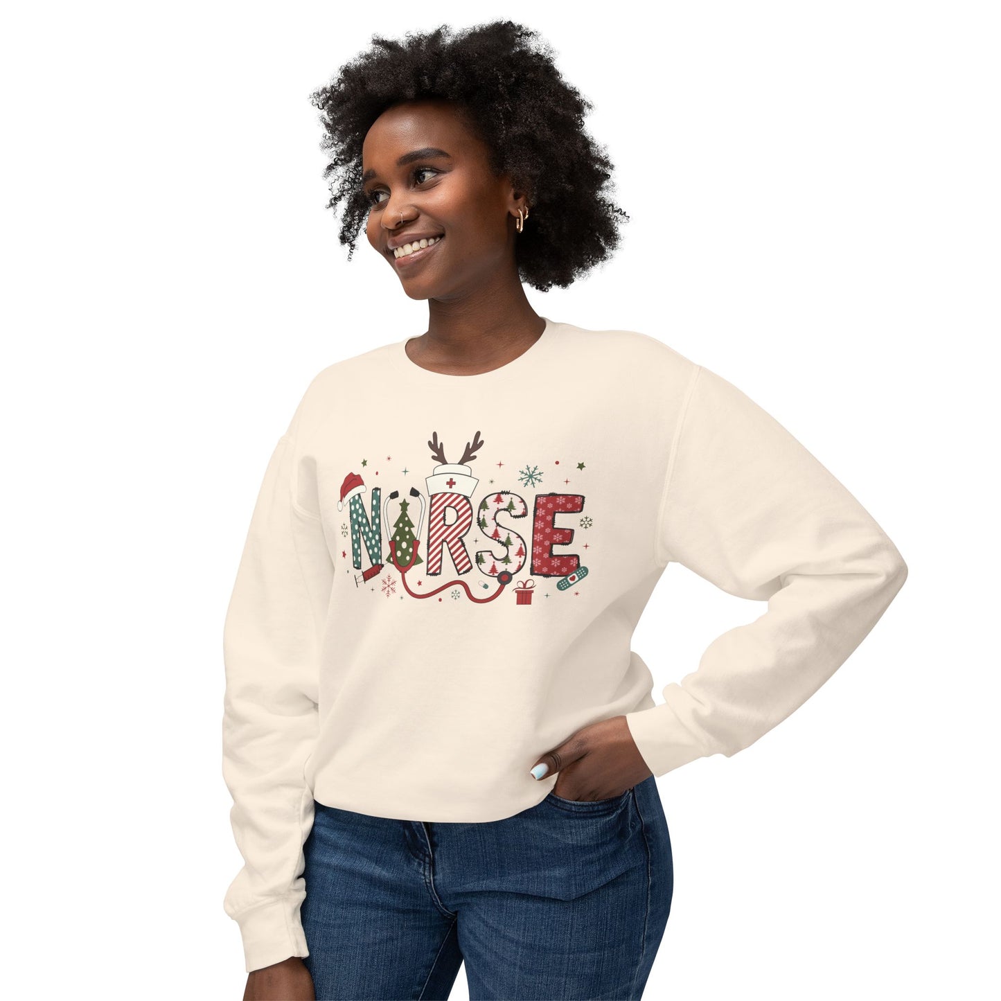 Comfort colors Nurse Christmas Christmas sweatshirt