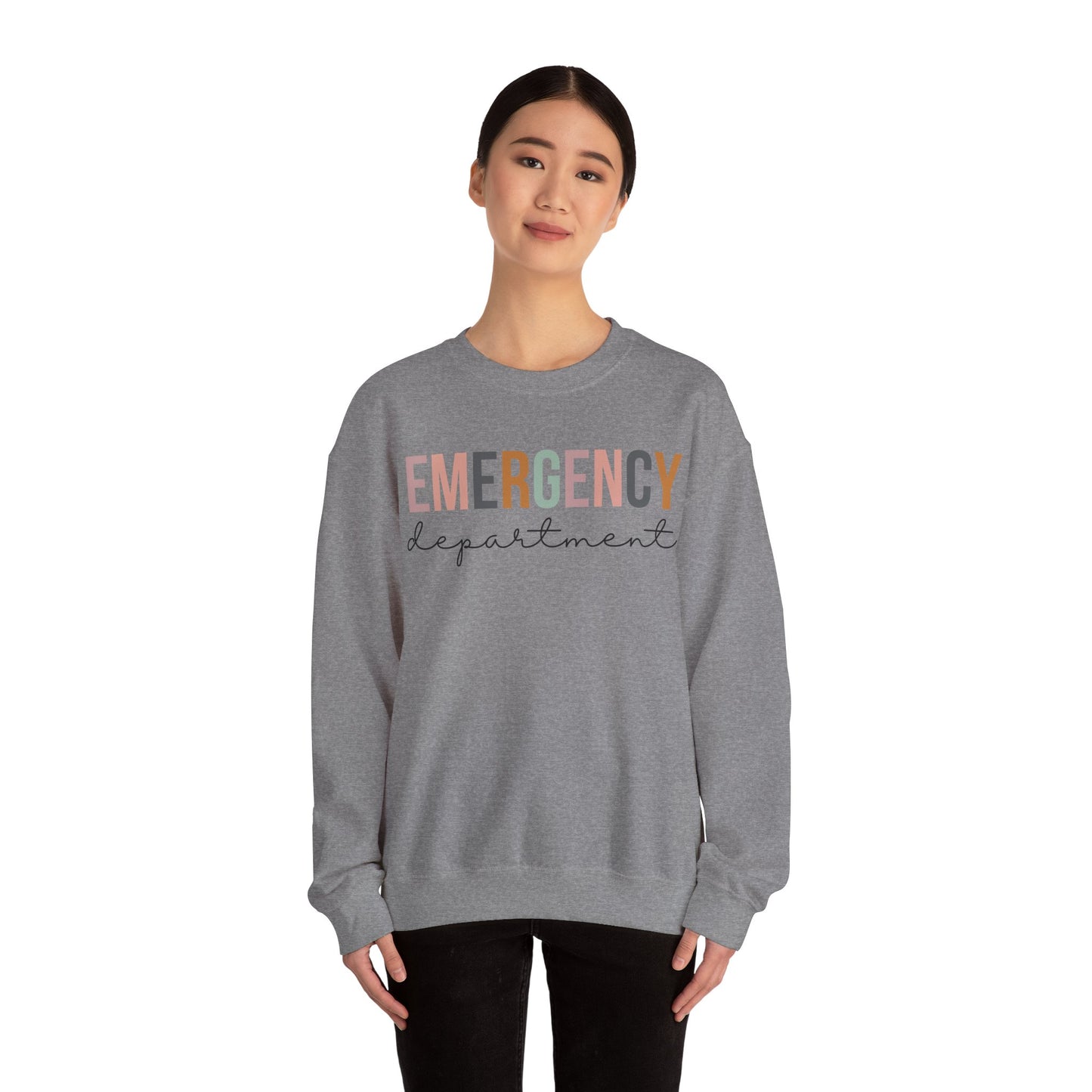 Emergency Department Simple and Cute Gildan Sweatshirt