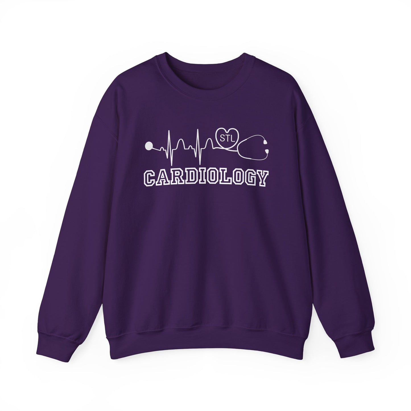 STL Cardiology EKG RN Comfy Gildan Sweatshirt, EKG STL  love, wear out or at work!