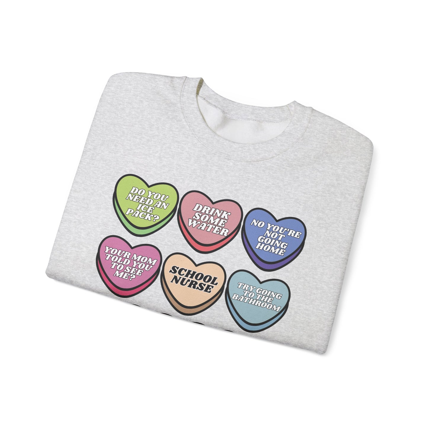 School Nurse Candy Sweatshirt, message me to customize for your unit!