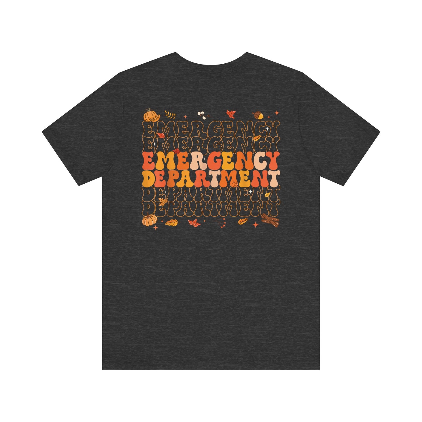 Turkey front ED sign, thanksgiving theme ED Nurse , pediatric nurse shirt, gildan turkey nurse shirt, Peds nurse,fall nurse shirt