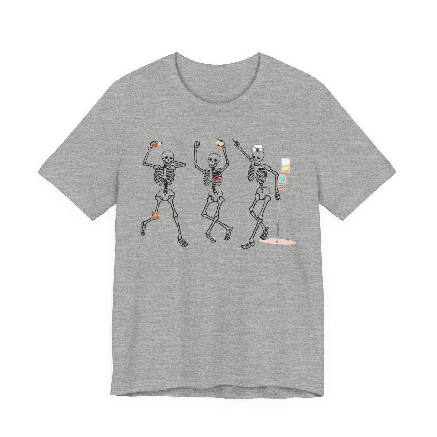 Dancing Skeleton Halloween Tshirt, Halloween shirt, nurse tshirt , spooky season, funny Halloween sweatshirt
