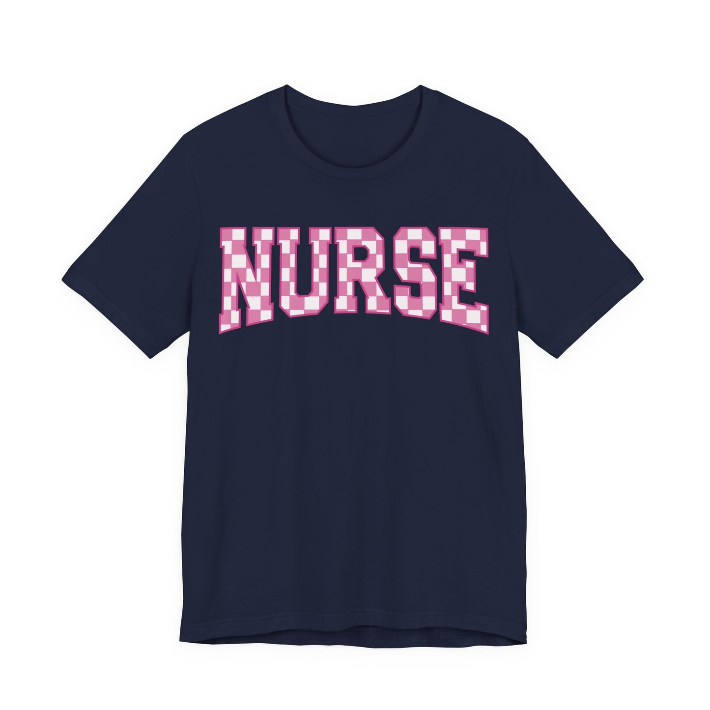 Retro checkered nurse shirt , Emergency Nurse,  Registered Nurse Shirt, PICU Nurse, NICU Nurse Shirt, Gift for Nurse, Future Nurse gift, RN gift.